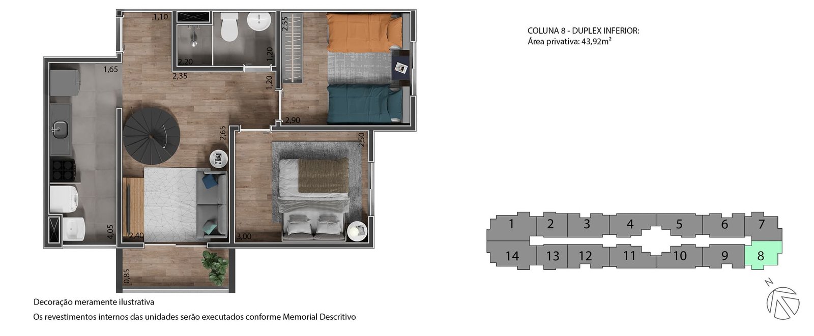 PH - COLUNA 08 - DUPLEX INF